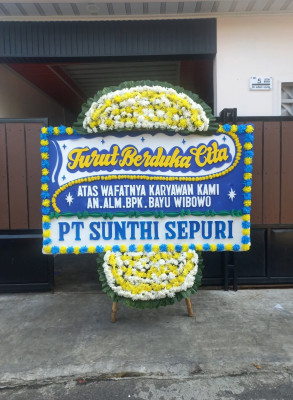 Papan Bunga Duka di Rasau Jaya
