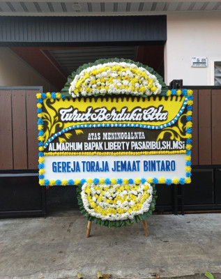 Papan Bunga Duka di Rasau Jaya
